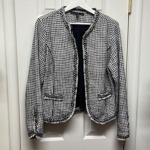 White House Black Market - tweed coat size M